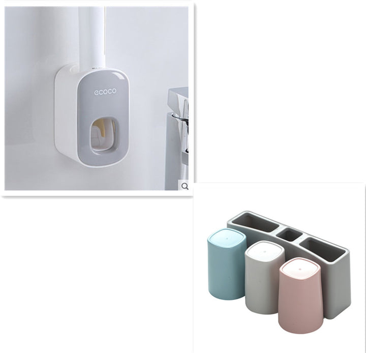 Wall Mounted Automatic Toothpaste Holder Dispenser