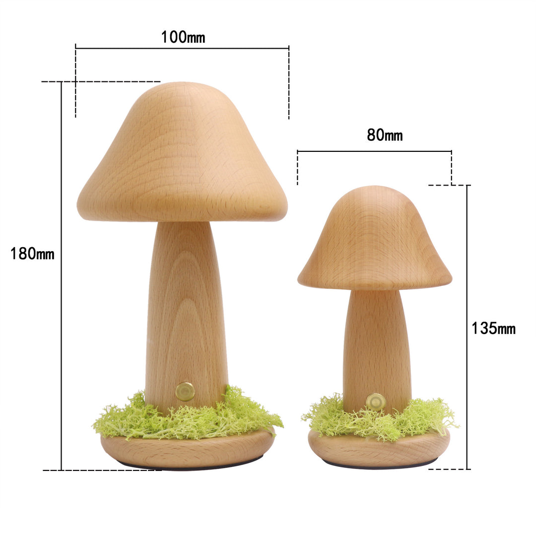 Twist Head Mushroom Small Night Lamp Warm Light