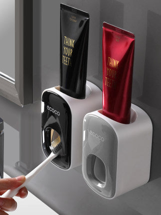 Wall Mounted Automatic Toothpaste Holder Dispenser